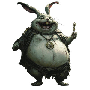 Ugly Fat Rabbit Prisoner Vinyl Car Decal Sticker – Waterproof & UV-Resistant 4.0"