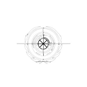 Un Globe Target Logo Vinyl Car Decal Sticker – Waterproof & UV-Resistant 4.0"