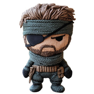 Venom Snake Knit Plush Vinyl Car Decal Sticker – Waterproof & UV-Resistant 4.0"