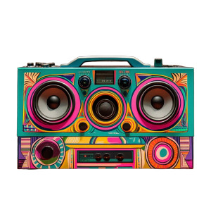 Vibrant Retro Boombox Orange Vinyl Car Decal Sticker – Waterproof & UV-Resistant 4.12" Vibrant Retro Boombox Orange Vinyl Car Decal Sticker – Waterproof & UV-Resistant 4.12"