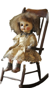 Vintage Eerie Doll Vinyl Car Decal Sticker – Waterproof & UV-Resistant 4.0" Vintage Eerie Doll Vinyl Car Decal Sticker – Waterproof & UV-Resistant 4.0"
