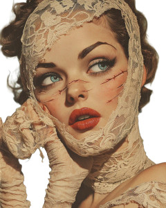 Vintage Pinup Halloween Mummy Vinyl Car Decal Sticker – Waterproof & UV-Resistant 4.0" Vintage Pinup Halloween Mummy Vinyl Car Decal Sticker – Waterproof & UV-Resistant 4.0"