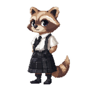 Vintage Raccoon Kilt Vinyl Car Decal Sticker – Waterproof & UV-Resistant 4.0" Vintage Raccoon Kilt Vinyl Car Decal Sticker – Waterproof & UV-Resistant 4.0"