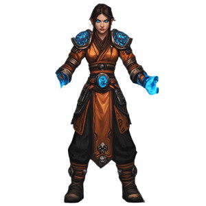 Warcraft Monk Tiger Fists Vinyl Car Decal Sticker – Waterproof & UV-Resistant 4.0"