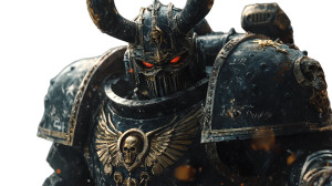 Warhammer Chaos Star Warrior Vinyl Car Decal Sticker – Waterproof & UV-Resistant 7.14"