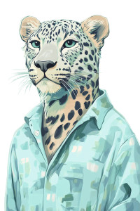 Whimsical Leopard Pajama Vinyl Car Decal Sticker – Waterproof & UV-Resistant 4.0" Whimsical Leopard Pajama Vinyl Car Decal Sticker – Waterproof & UV-Resistant 4.0"