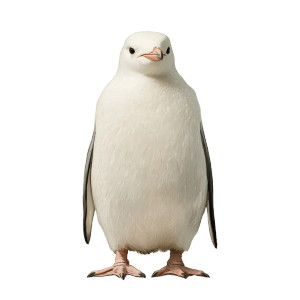 White Penguin Vinyl Car Decal Sticker – Waterproof & UV-Resistant 4.0"