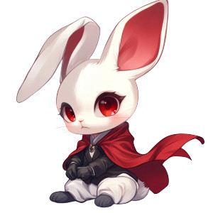 White Rabbit Chibi Vinyl Car Decal Sticker – Waterproof & UV-Resistant 4.0" White Rabbit Chibi Vinyl Car Decal Sticker – Waterproof & UV-Resistant 4.0"