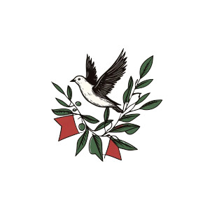 White Tshirt Palestine Design Vinyl Car Decal Sticker – Waterproof & UV-Resistant 4.0"