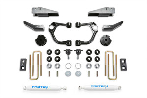 Fits 2019-2023 Ford Ranger Fabtech Motorsports Lift Kit Suspension K2323 Performance Series; 3-1/2 Inch Front Lift; 1-1/2 Inch Rear Lift; Black Components/White Shock Absorbers Fits 2019-2023 Ford Ranger Fabtech Motorsports Lift Kit Suspension K2323 Performance Series; 3-1/2 Inch Front Lift; 1-1/2 Inch Rear Lift; Black Components/White Shock Absorbers