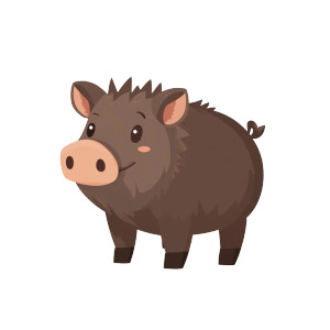 Wild Boar Flat Illustration Vinyl Car Decal Sticker – Waterproof & UV-Resistant 4.0" Wild Boar Flat Illustration Vinyl Car Decal Sticker – Waterproof & UV-Resistant 4.0"