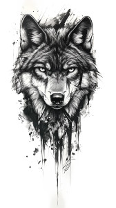 Wolf Blackwork Tattoo Design Vinyl Car Decal Sticker – Waterproof & UV-Resistant 4.0" Wolf Blackwork Tattoo Design Vinyl Car Decal Sticker – Waterproof & UV-Resistant 4.0"