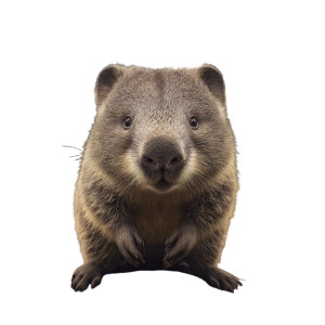 Wombat Natural Habitat Vinyl Car Decal Sticker – Waterproof & UV-Resistant 4.0"