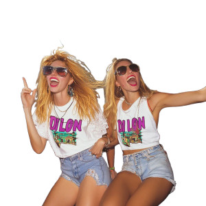 Y2K Women Ferry Party Vinyl Car Decal Sticker – Waterproof & UV-Resistant 4.0"