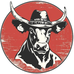 Yeehaws Circular Logo Vinyl Car Decal Sticker – Waterproof & UV-Resistant 4.0"