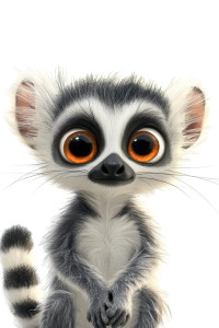 Young Ring Tailed Lemur Vinyl Car Decal Sticker – Waterproof & UV-Resistant 4.0" Young Ring Tailed Lemur Vinyl Car Decal Sticker – Waterproof & UV-Resistant 4.0"