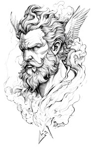 Zeus Lightning Tattoo Vinyl Car Decal Sticker – Waterproof & UV-Resistant 4.0" Zeus Lightning Tattoo Vinyl Car Decal Sticker – Waterproof & UV-Resistant 4.0"