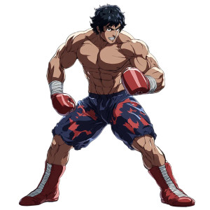 Anime Wrestler Ready Vinyl Car Decal Sticker – Waterproof & UV-Resistant 8" Anime Wrestler Ready Vinyl Car Decal Sticker – Waterproof & UV-Resistant 8"