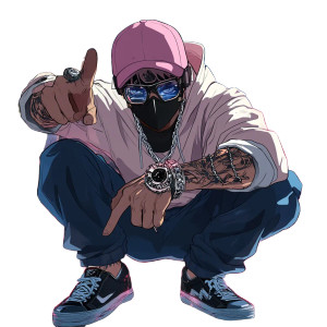 Cyborg Anime Hero Vinyl Car Decal Sticker – Waterproof & UV-Resistant 8"