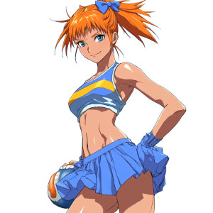 Cheerleader Ichigo Kurosaki Vinyl Car Decal Sticker – Waterproof & UV-Resistant 8"