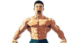 Strength Training Scream Vinyl Car Decal Sticker – Waterproof & UV-Resistant 8"