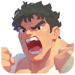 Street Fight Icon Vinyl Car Decal Sticker – Waterproof & UV-Resistant 8"