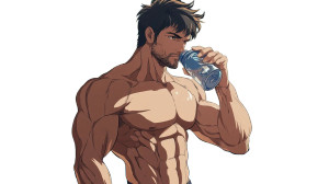 Anime Gym Guy Vinyl Car Decal Sticker – Waterproof & UV-Resistant 8" Anime Gym Guy Vinyl Car Decal Sticker – Waterproof & UV-Resistant 8"