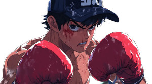 Anime Boxer Character V2 Vinyl Car Decal Sticker – Waterproof & UV-Resistant 8"