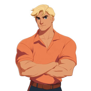 Ken Disney Style Vinyl Car Decal Sticker – Waterproof & UV-Resistant 8"