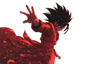 Goku Super Saiyan 4 Vinyl Car Decal Sticker – Waterproof & UV-Resistant 8"