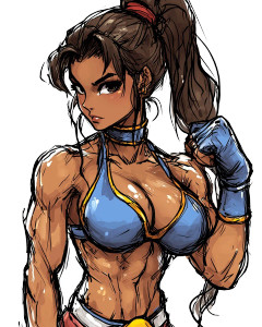 Muscular Chun-Li Vinyl Car Decal Sticker – Waterproof & UV-Resistant 8" Muscular Chun-Li Vinyl Car Decal Sticker – Waterproof & UV-Resistant 8"