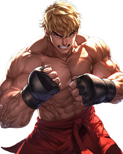 Ken Masters Punch Vinyl Car Decal Sticker – Waterproof & UV-Resistant 8" Ken Masters Punch Vinyl Car Decal Sticker – Waterproof & UV-Resistant 8"