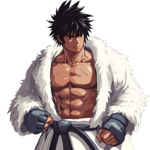 Anime Hide Judogi Vinyl Car Decal Sticker – Waterproof & UV-Resistant 8"