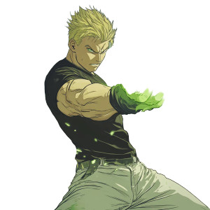 Blonde Ki Warrior Vinyl Car Decal Sticker – Waterproof & UV-Resistant 8"