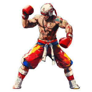 Anime Muay Thai Vinyl Car Decal Sticker – Waterproof & UV-Resistant 8" Anime Muay Thai Vinyl Car Decal Sticker – Waterproof & UV-Resistant 8"