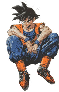 Goku Sitting Vinyl Car Decal Sticker – Waterproof & UV-Resistant 8" Goku Sitting Vinyl Car Decal Sticker – Waterproof & UV-Resistant 8"