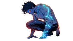 Exhausted Superbeing Sato Vinyl Car Decal Sticker – Waterproof & UV-Resistant 8" Exhausted Superbeing Sato Vinyl Car Decal Sticker – Waterproof & UV-Resistant 8"