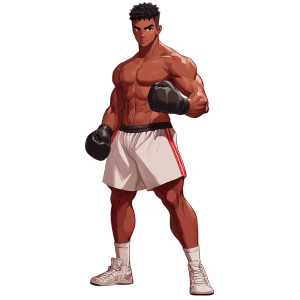 Young Boxer Illustration Vinyl Car Decal Sticker – Waterproof & UV-Resistant 8" Young Boxer Illustration Vinyl Car Decal Sticker – Waterproof & UV-Resistant 8"