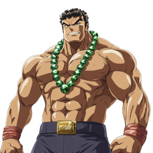 Mean Muscular Man Vinyl Car Decal Sticker – Waterproof & UV-Resistant 8"