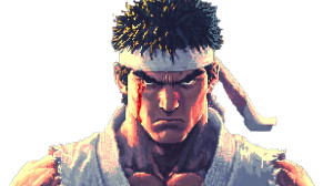 Pixel Art Ryu Vinyl Car Decal Sticker – Waterproof & UV-Resistant 8"