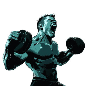 Raging Workout Vinyl Car Decal Sticker – Waterproof & UV-Resistant 8" Raging Workout Vinyl Car Decal Sticker – Waterproof & UV-Resistant 8"