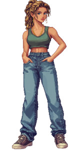 Pixel Game Character Vinyl Car Decal Sticker – Waterproof & UV-Resistant 8"