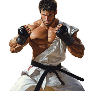 Karate Fighter V3 Vinyl Car Decal Sticker – Waterproof & UV-Resistant 8"