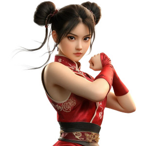 Kung Fu Girl V3 Vinyl Car Decal Sticker – Waterproof & UV-Resistant 8"