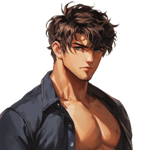 Anime Muscular Man V5 Vinyl Car Decal Sticker – Waterproof & UV-Resistant 8" Anime Muscular Man V5 Vinyl Car Decal Sticker – Waterproof & UV-Resistant 8"