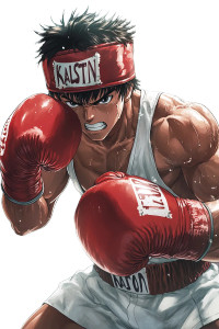 Ippo Makunouchi Boxing V2 Vinyl Car Decal Sticker – Waterproof & UV-Resistant 8"