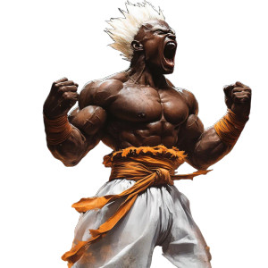 Super Saiyan 3 Transformation Vinyl Car Decal Sticker – Waterproof & UV-Resistant 8"