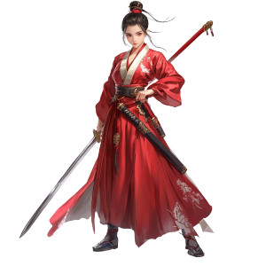 Arrogant Swordswoman Vinyl Car Decal Sticker – Waterproof & UV-Resistant 8" Arrogant Swordswoman Vinyl Car Decal Sticker – Waterproof & UV-Resistant 8"