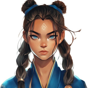 Japanese Style Avatar Vinyl Car Decal Sticker – Waterproof & UV-Resistant 8"