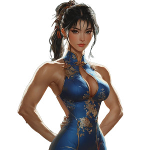 Chun Li Qipao Vinyl Car Decal Sticker – Waterproof & UV-Resistant 8" Chun Li Qipao Vinyl Car Decal Sticker – Waterproof & UV-Resistant 8"